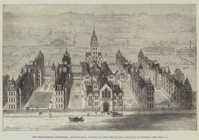 The Marylebone Infirmary, Notting-Hill, opened by the Prince and Princess of Wales by Frank Watkins